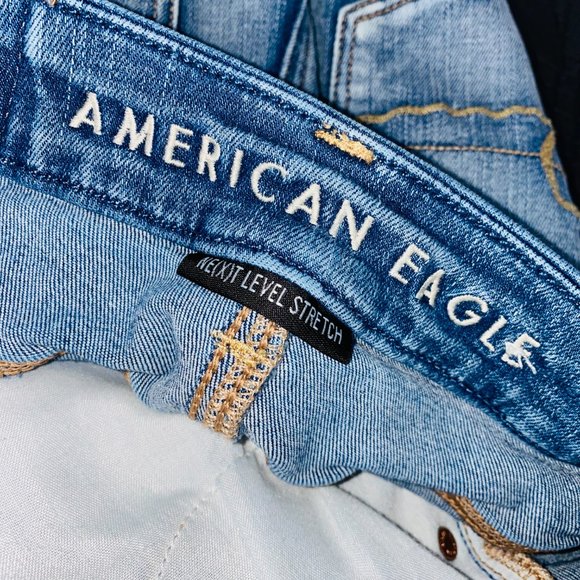 American Eagle Curvy Super Hi Rise Shortie Shorts - Picture 6 of 8